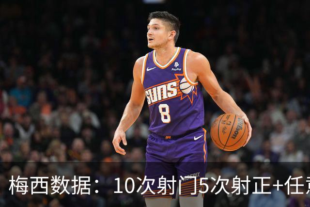 梅西数据：10次射门5次射正+任意球破门，3次关键传球，获评8.6分