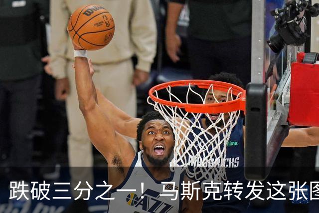 跌破三分之一！马斯克转发这张图，只说了四个字